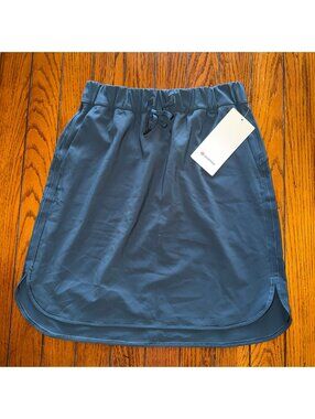 Lululemon On The Fly Skirt High Rise 21” Gravity Size 8 NWT
